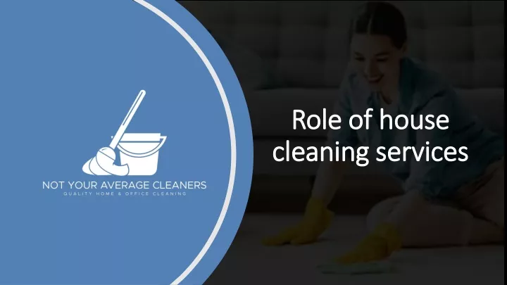 role of house cleaning services