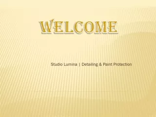 studio lumina detailing paint protection