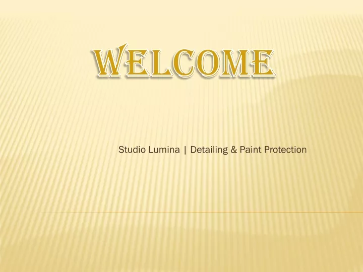 studio lumina detailing paint protection