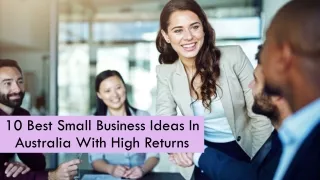 10 Best Small Business Ideas In Australia With High Returns