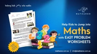 Help Kids to Jump into Maths with Easy Problem Worksheets