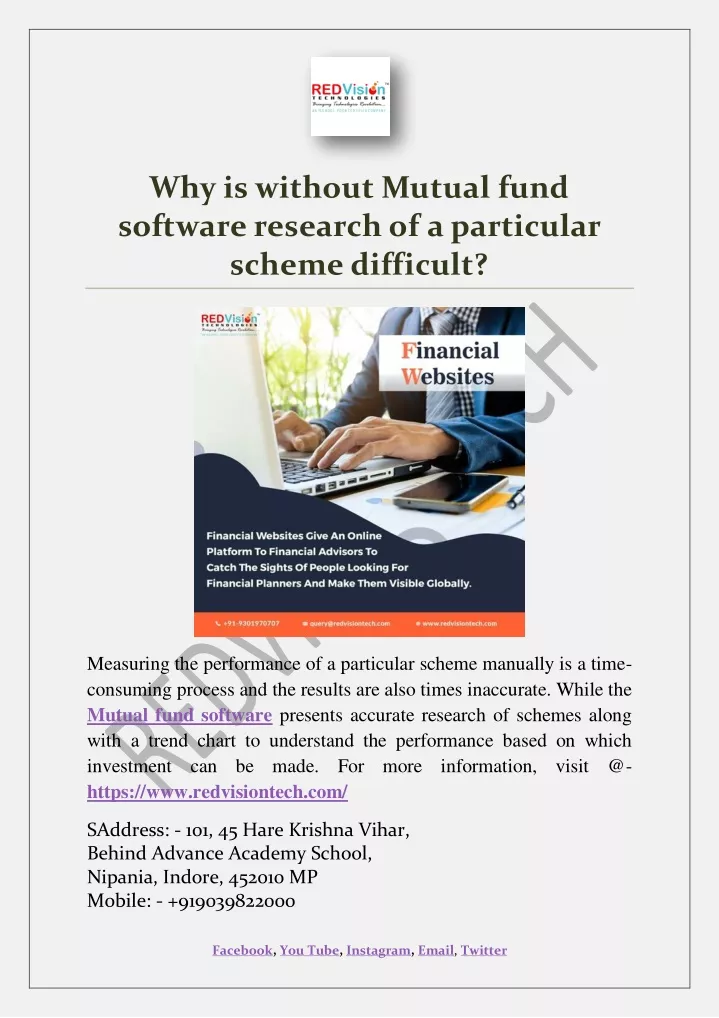 why is without mutual fund software research