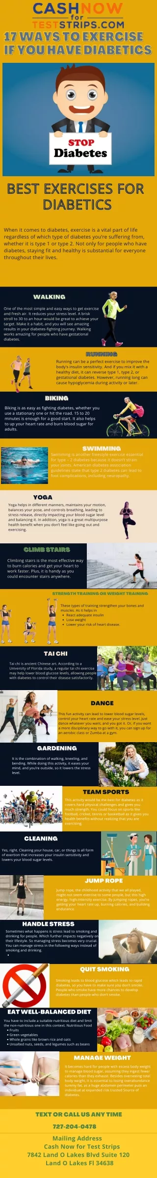 17 Ways To Exercise If You Have Diabetics