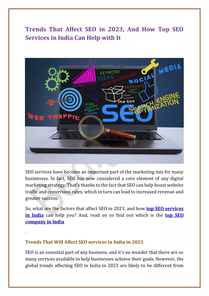 trends that affect seo in 2023