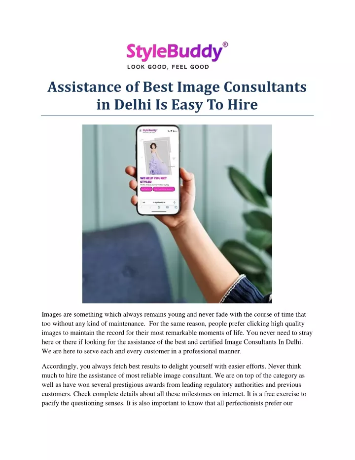 assistance of best image consultants in delhi