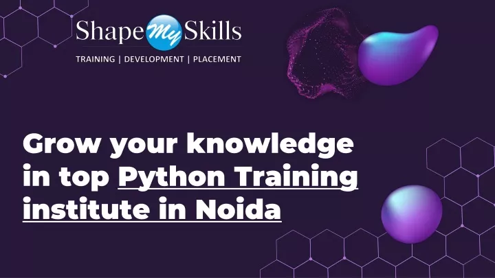 grow your knowledge in top python training institute in noida