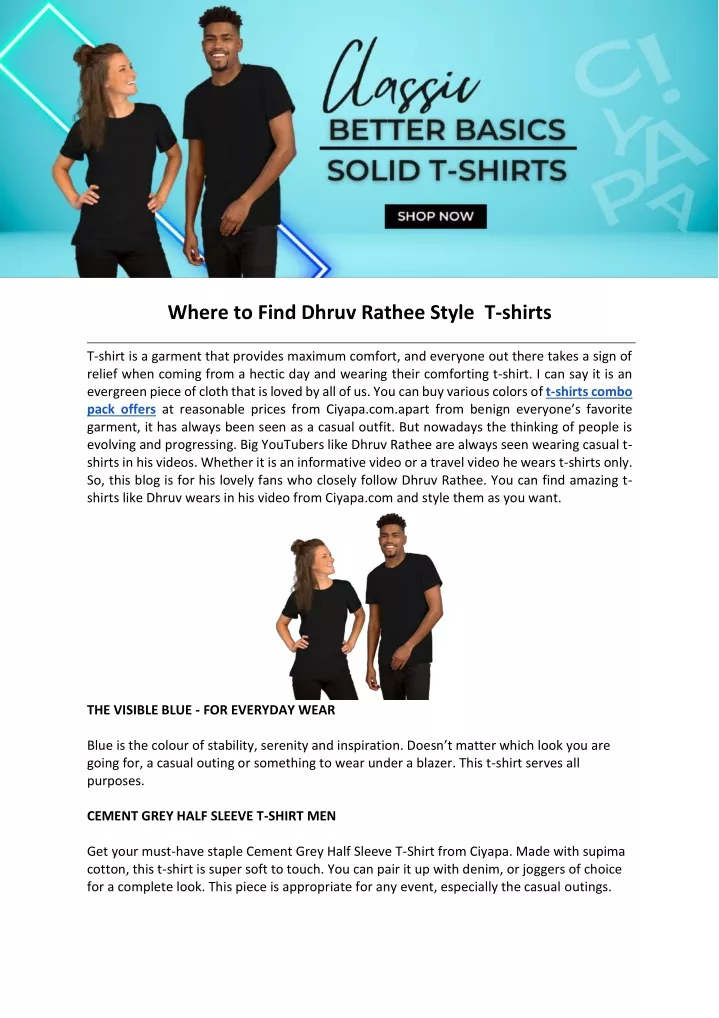 where to find dhruv rathee style t shirts