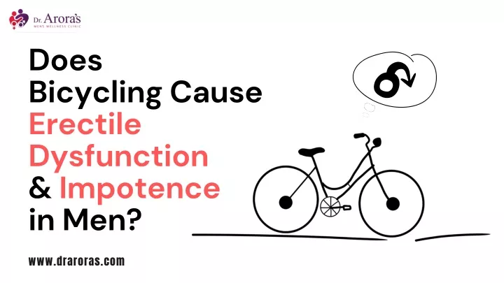 does bicycling cause erectile dysfunction