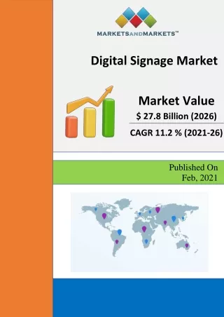 Digital Signage Market worth $27.8 billion by 2026