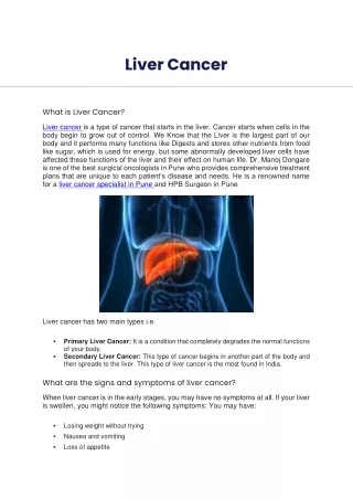 liver cancer