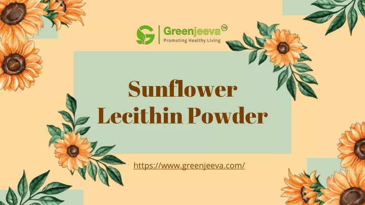 sunflower lecithin powder