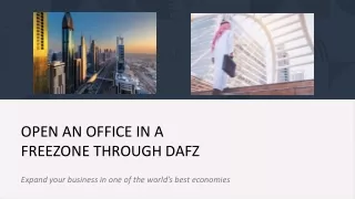 Open an Office in a ​Freezone Through DAFZ
