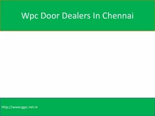 wpc door dealers in Chennai