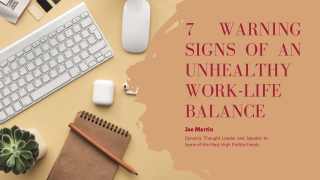 7 Warning Signs Of An Unhealthy Work-Life Balance