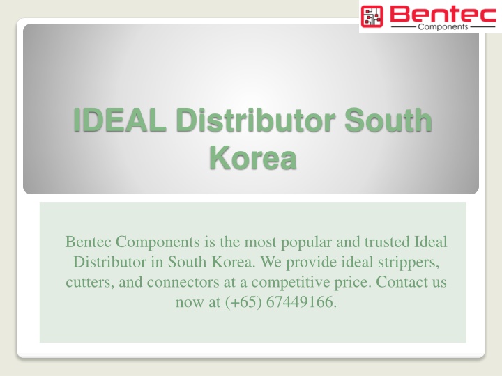 ideal distributor south korea