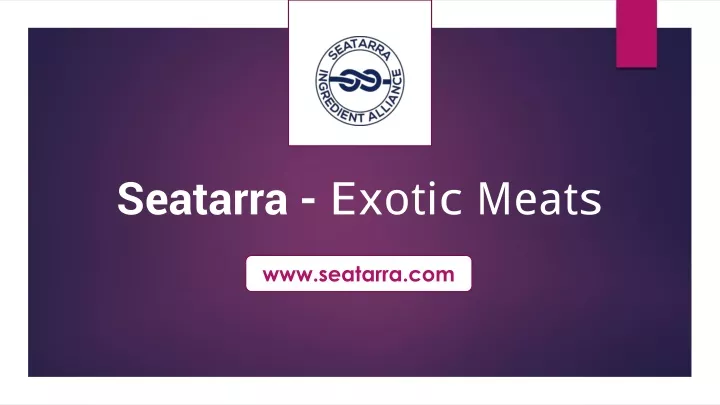 seatarra exotic meats