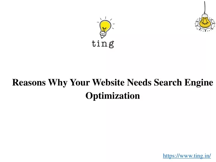 reasons why your website needs search engine