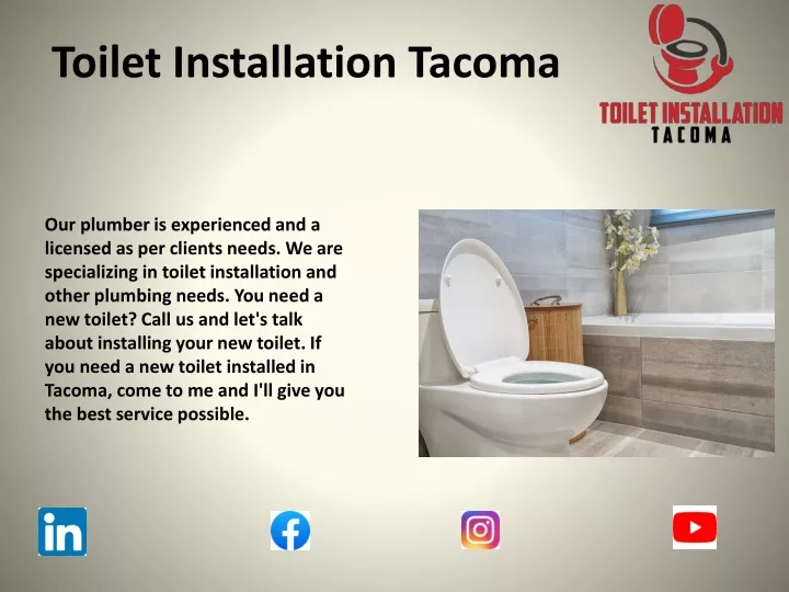 toilet installation tacoma