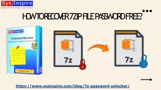 how to recover 7zip file password free