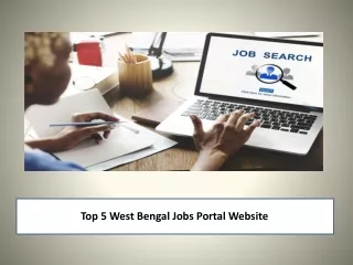 Top 5 West Bengal Jobs Portal Website