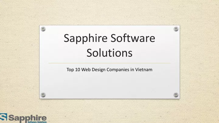 sapphire software solutions