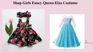 Shop Girls Fancy Queen Elza Costume - ACB Global Supply