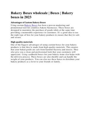 bakery boxes wholesale boxes bakery boxes in 2023