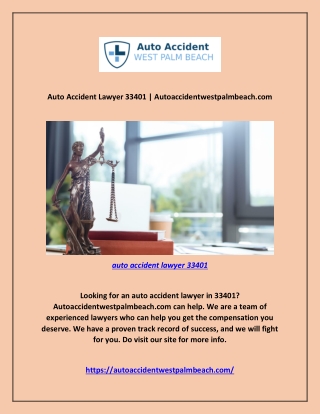 Auto Accident Lawyer 33401 | Autoaccidentwestpalmbeach.com
