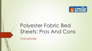 Polyester Fabric Bed Sheets Pros And Cons