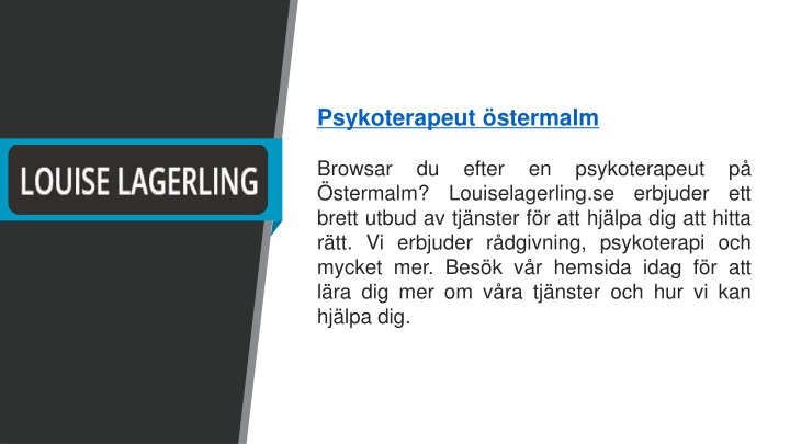 psykoterapeut stermalm browsar du efter