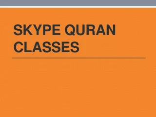 Live Skype Quran Classes - Learn Online Quran Classes for kids on Skype