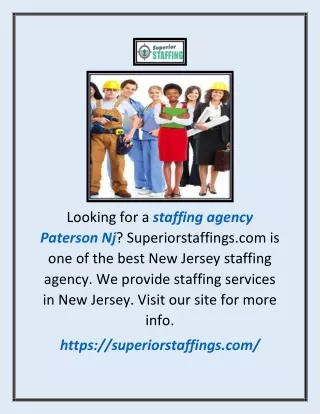 Staffing Agency Paterson Nj | Superiorstaffings.com