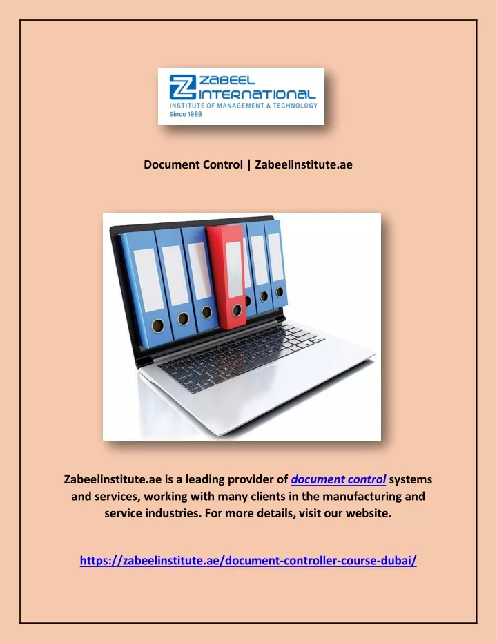 document control zabeelinstitute ae