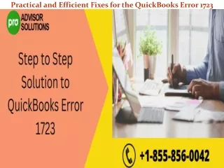 practical and efficient fixes for the quickbooks error 1723