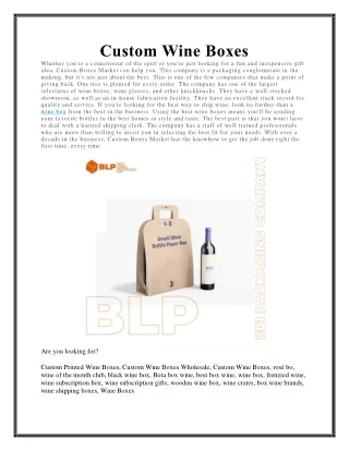 custom wine boxes whether you re a connoisseur