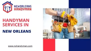 Handyman Services in New Orleans - New Orleans Handyman LLC