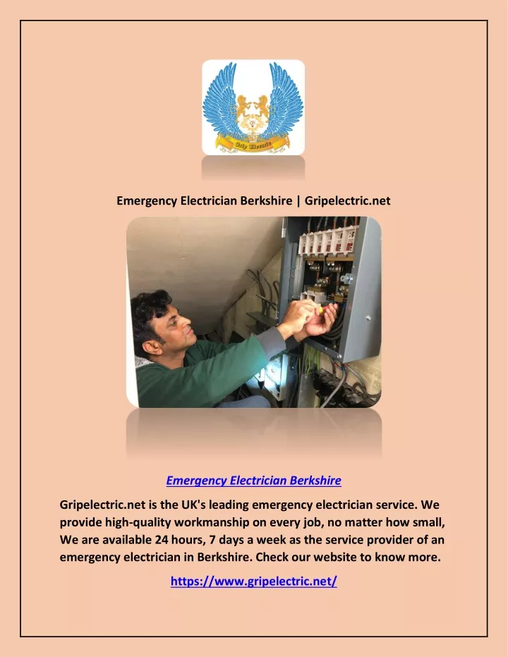 emergency electrician berkshire gripelectric net