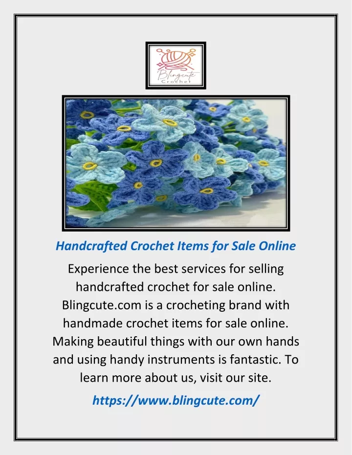 handcrafted crochet items for sale online