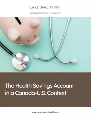 The Health Savings Account in a Canada-U.S. Context EBook