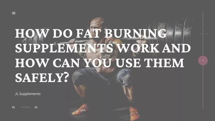 how do fat burning supplements work