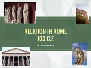 Religion in Rome 100 CE