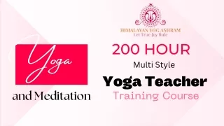 200 Hour Multi Style Yoga Teacher Training Course
