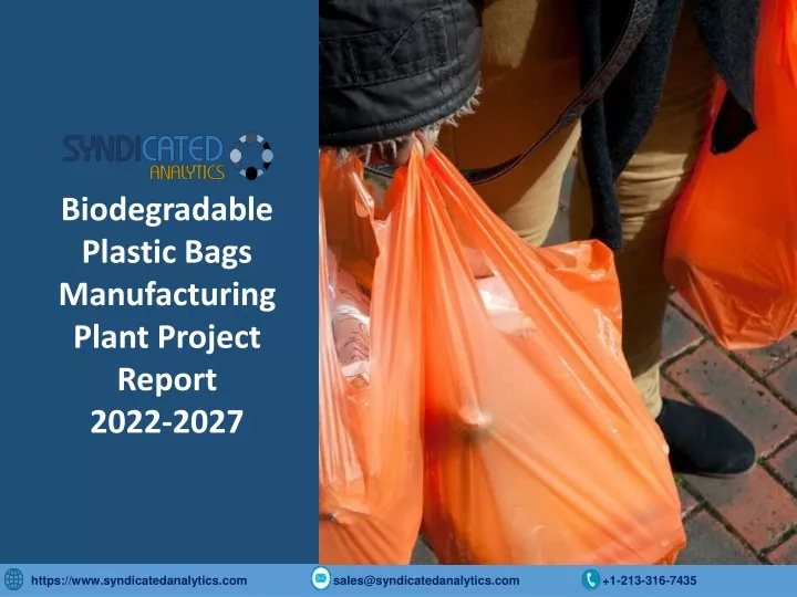 biodegradable plastic bags manufacturing plant