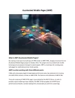 Accelerated Mobile Pages (AMP) - slide 1