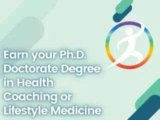 Ph.D. degree health coaching