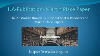 ILA-Publication Martin Place Paper