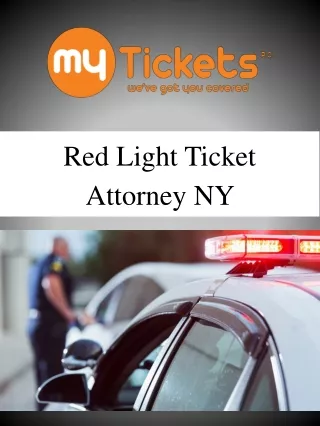 Red Light Ticket Attorney NY