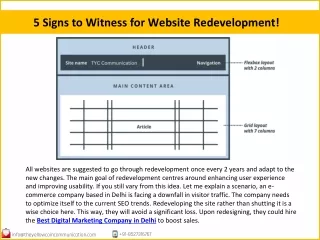5 Signs to Witness for Website Redevelopment!