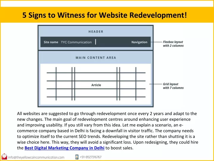 5 signs to witness for website redevelopment
