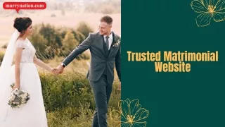 Trusted Matrimonial Website